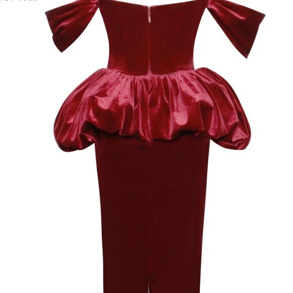 SOLD - Miss Circle Abigail Velvet Dress - Picture 6 of 6